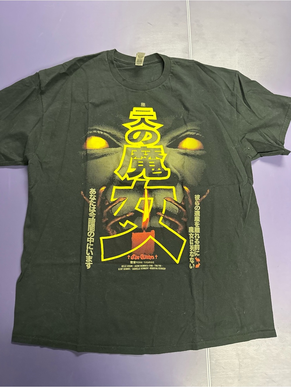 Rucking Fotten Two Witches Black Men’s T‑Shirt Horror XL
